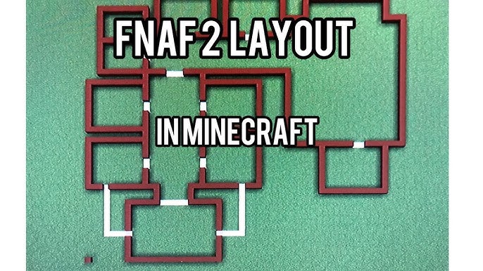 Five Nights at Freddy's 2 Map lay out.. I'm gonna use this to make a 5NAF2  Map in minecraft XD