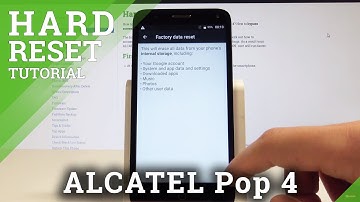 How to Master Reset ALCATEL Pop 4 - Hard Reset / Delete Data