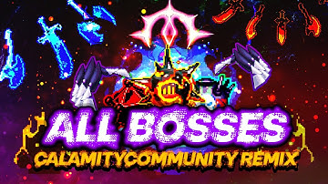 EVERYTHING IS CRYOGEN HERE | Calamity: Community Remix | ALL BOSSES