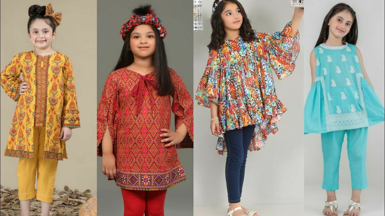 Latest and stylish baby girl dresses design YouTube
