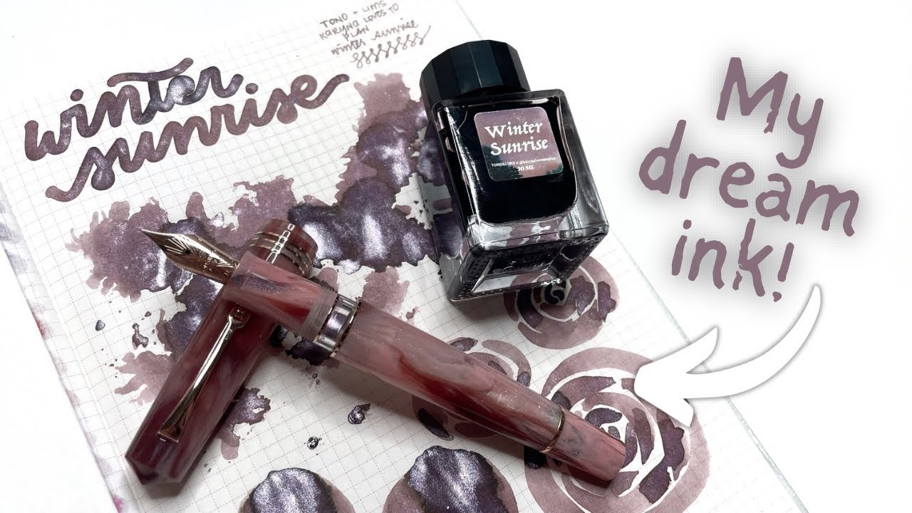 WINTER SUNRISE INK // Tono & Lims and KarynaLovesToPlan - Hatch & Endless collaboration & Giveaway!