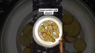 sweet potato with jaggery#sweetpotato#sweetpotatorecipes#jaggery#jaggeryrecipes#sweet#dessert#sweets