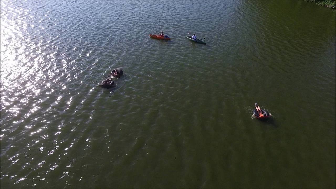 Float your Boat 2016, Floating on Cedar Lake in Cedar Rapids Iowa in