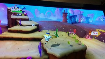 Playing SpongeBob heropants Xbox 360 part 2