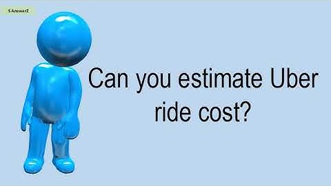 Can You Estimate Uber Ride Cost?