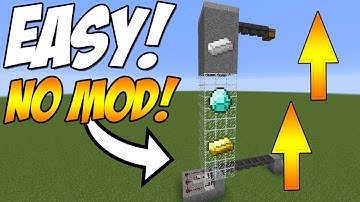 Minecraft Tutorial - Compact Automatic Item Elevator - Minecraft 1.13