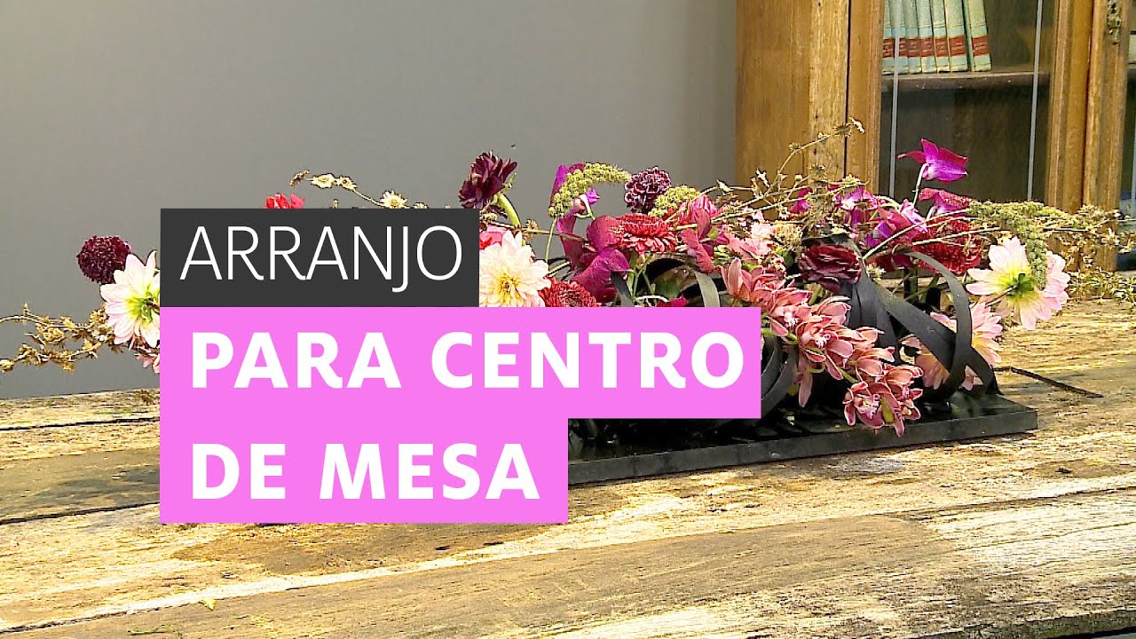 ARRANJO DE FLORES PARA CENTRO DE MESA USANDO ESTRUTURA DE MADEIRA #arranjofloral #arranjodemesa