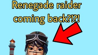 Is RENEGADE RAIDER coming back?!?!?