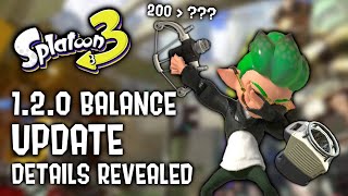 Splatoon 3 - 1.2.0 Balance UPDATE Details Revealed (All New Changes)