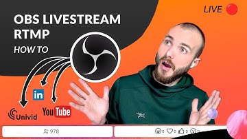How to livestream from OBS to custom RTMP destination - Smooth webinars with Univid