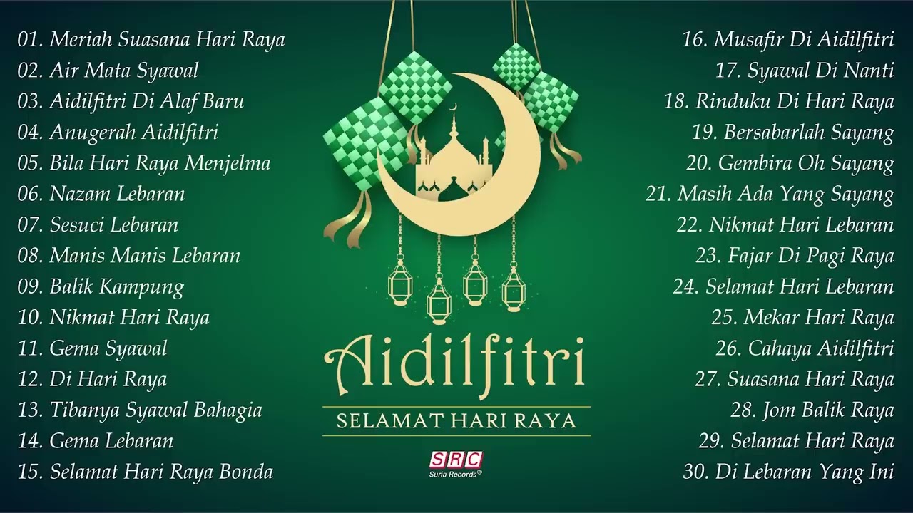 Kompilasi Lagu Raya Aidilfitri 2026 | Meriah Suasana Hari Raya