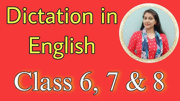 English Dictation (44) Class 6 7 and 8 l Dictation in English l Write dictation in English