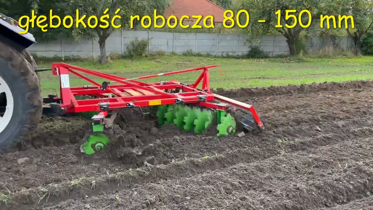 Test brony talerzowej w mokrym terenie Oskar 3,15m czterowalcowa GRASS-ROL