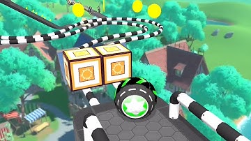 Rolling Ball Sky Escape - All Levels Ball Gameplay Android, iOS Part 3