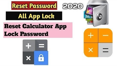 How to Reset calculator Vault password || calculator app lock forgot password || calculator app lock