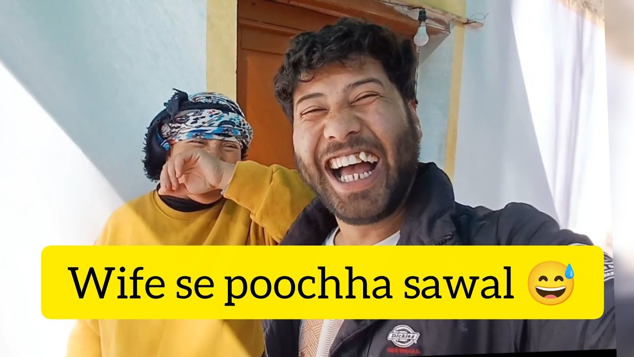 Aaj maine dekha wife mujhe kitna janta hai 😅