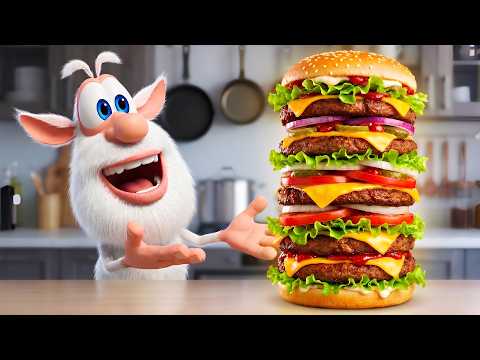 Booba 🍔 Best Episodes: Mega Burger, Grapes, Cheese Dream 🍔 Best Cartoons for kids