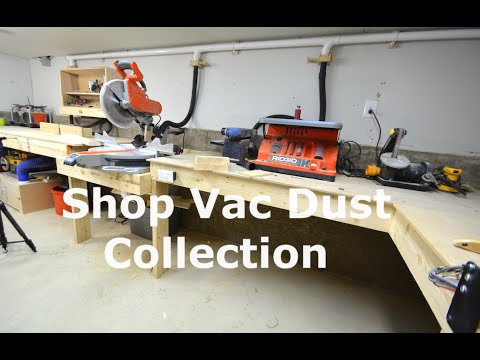 Shop built - Dust collection (shop vac) & blast gates