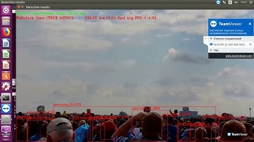 Yolov3 1 x Myriad - async - 4.2 FPS