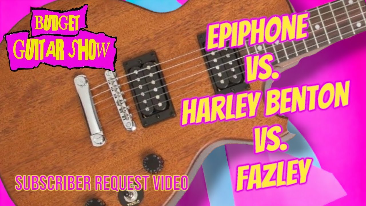 EPIPHONE VS HARLEY BENTON & FAZLEY YouTube