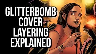 A GLITTERBOMB Cover PSD Explained - Photoshop comic coloring tutorial