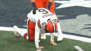 Baker Mayfield Injury vs. Patriots