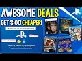 Get $100 PSN Wallet Credit CHEAPER Right Now + More Awesome NEW PS4/PS5 2023 Game Deals to Buy!