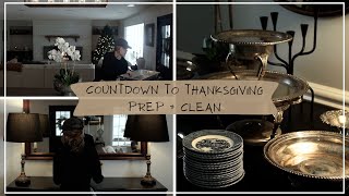 Full 🍁 Clean + Prep with Me for Thanksgiving: Setting up Buffets + Rearranging Rooms Guide