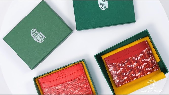 Goyard St. Sulpice card holder in special colors – hey it's