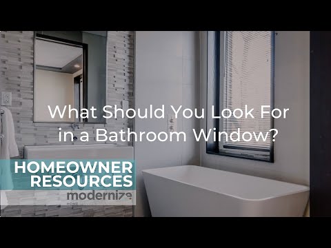 How Big Should A Bathroom Window Be?