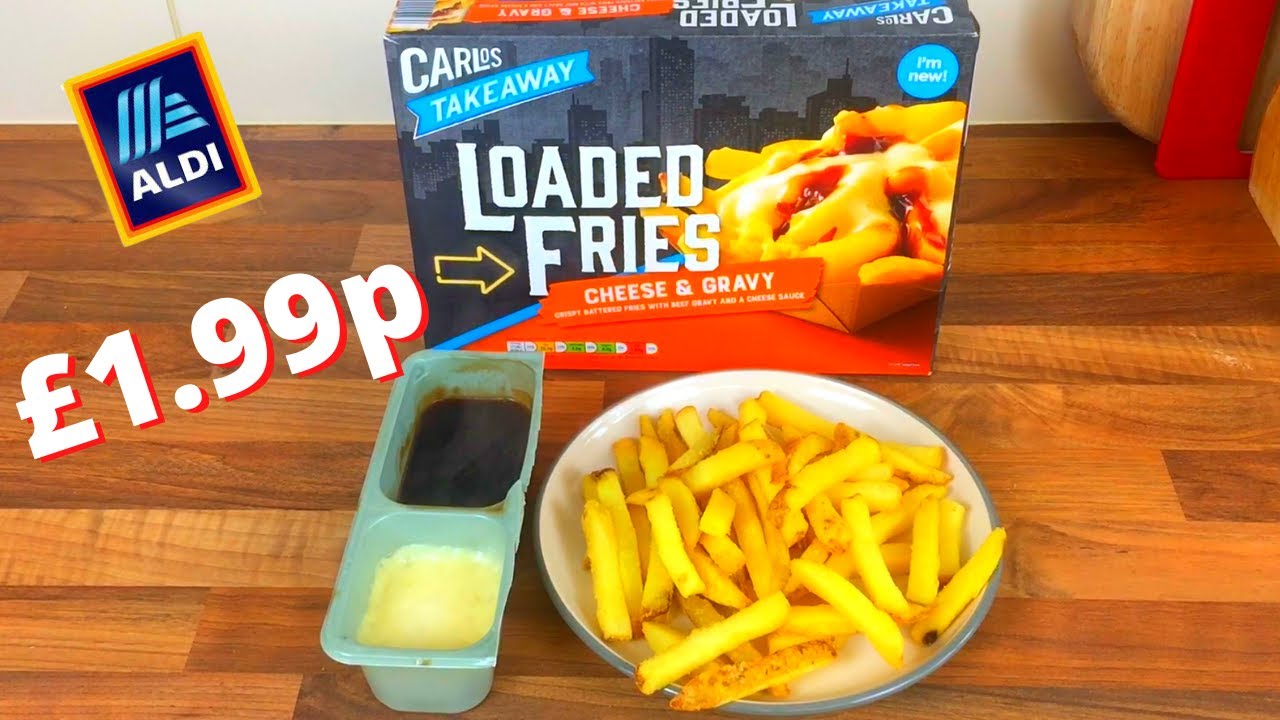 New From Aldi Carlos Loaded Fries with Cheese and Gravy Taste Test