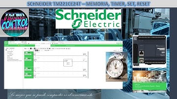 SCHNEIDER TM221CE24T – MEMORIA, TIMER, SET, RESET