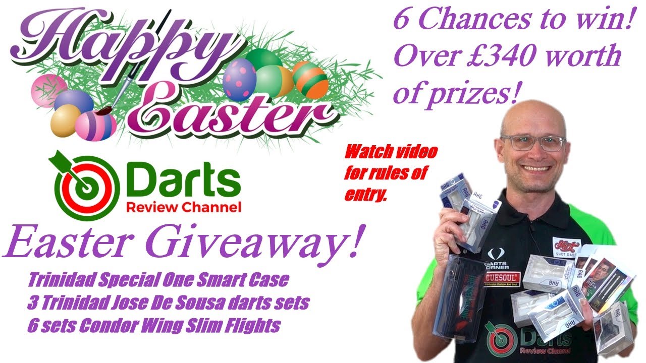 ENDED Darts Review Channel Easter Giveaway 6 Prizes To Be Won Over ended-darts-review-channel-easter-giveaway-6-prizes-to-be-won-over