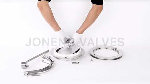 Assembly Sequence Of Stainless Steel Sanitary powder butterfly valve from Joneng