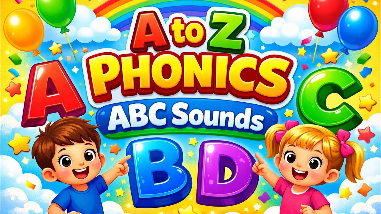 A to Z Phonics Sounds | A to Z Phonics Song | Preschool & Toddler Learning Video#abcd #phonicssongs