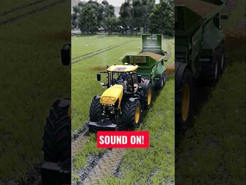 JCB tractor heavy manuring 🔥 #farming #farmingsimulator #tractor #jcb #landwirtschaft