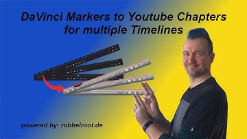 How To: DaVinci Markers to YouTube Chapters - for multiple Timelines || convert EDL files EDL2YT