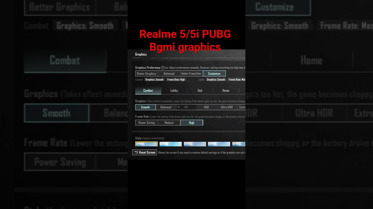 realme 5 /5i PUBG bgmi graphics bgmi test pubg test