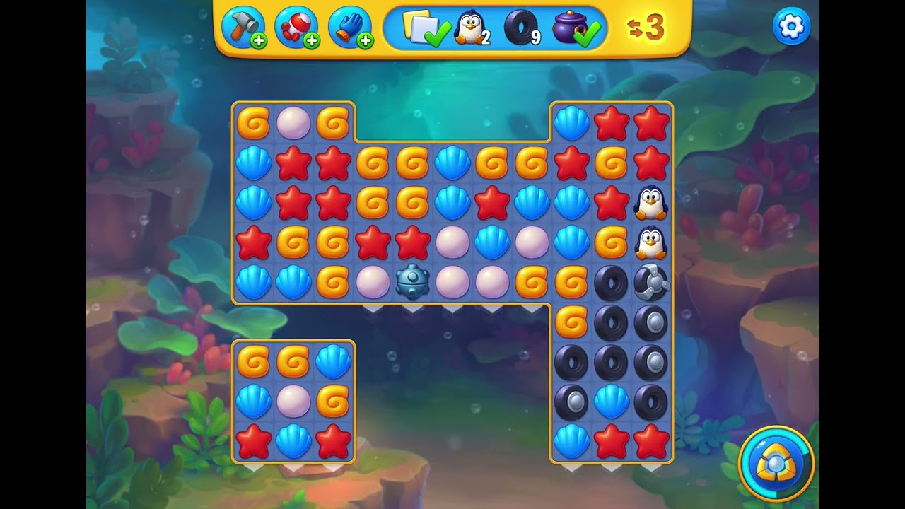 YaY! Completed the hardest level in Fish Dome