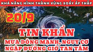 Dự Báo Thời Tiết Trưa Nay Và Ngày Mai 20/9 | Khả Năng Hình Thành Vùng Xoáy Áp Thấp Từ 20/9