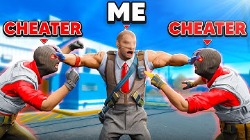 I BULLIED A CHEATER DUO... (WITH $500 SKINS)