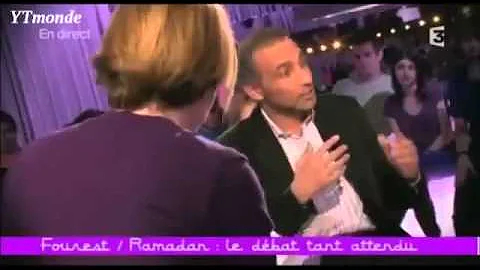 Tariq Ramadan clash Caroline Fourest Dbat face  face