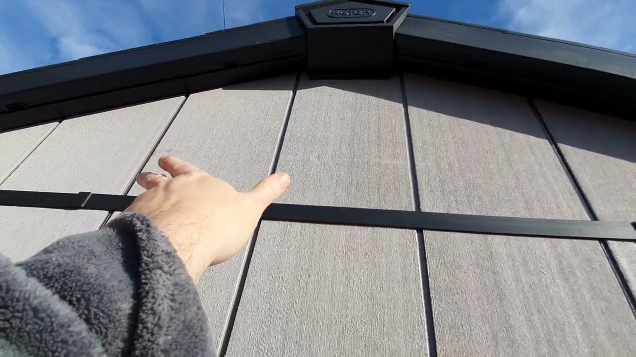 Keter Oakland 1175 plastic shed review - real world owner construction tips