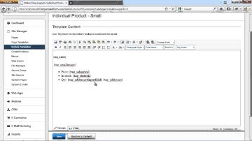 Business Catalyst Ecommerce Product Layouts | Adobe BC Training
