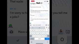 Y’all gotta mess with the ai on snap💀😂#funny #viral #shorts #snapchat screenshot 1