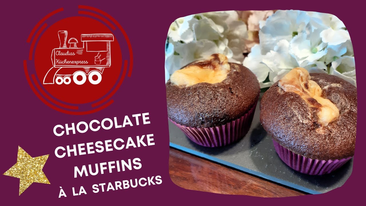 🇺🇸 CHOCOLATE-CHEESECAKE-MUFFINS à la Starbucks ... USA ... Thermomix® TM6,TM5, TM31