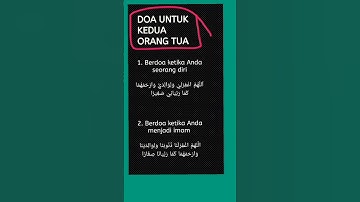 Thumbnail of Bacaan doa untuk kedua orang tua lengkap#kajianagamaislam #mantradandoa #doamustajab