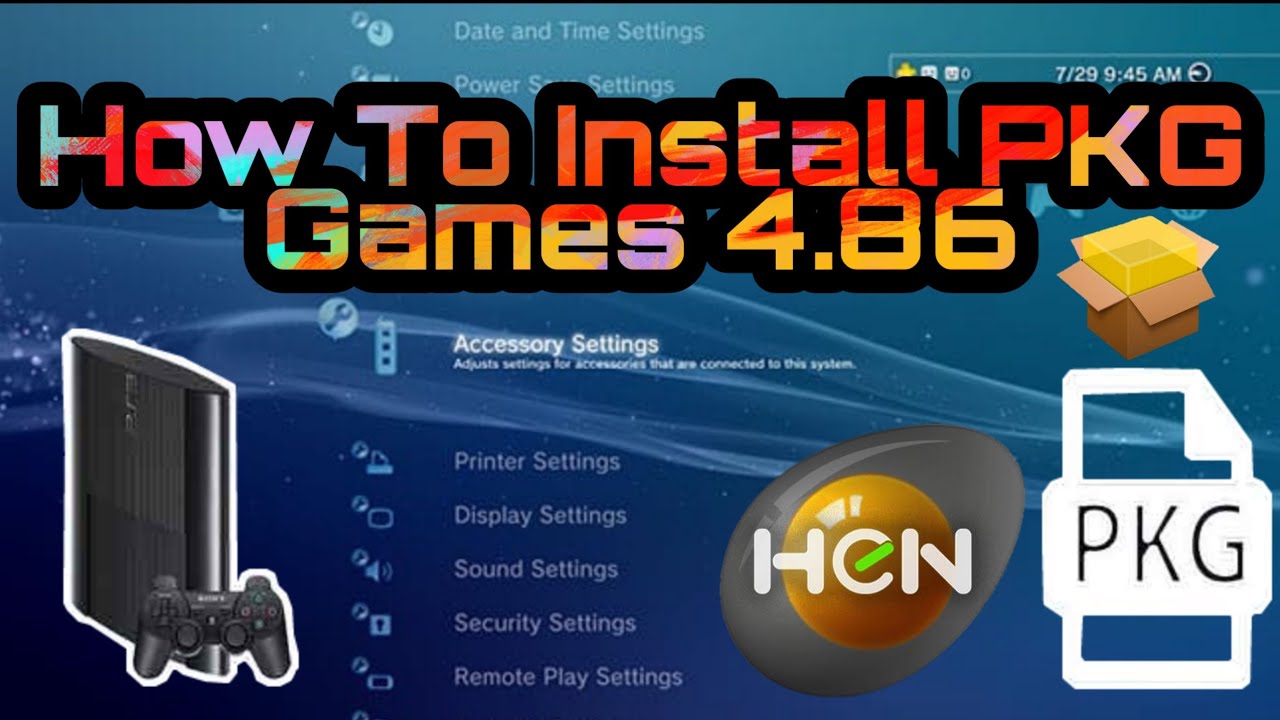 How To Install PS3 PKG Games Urdu/Hindi YouTube