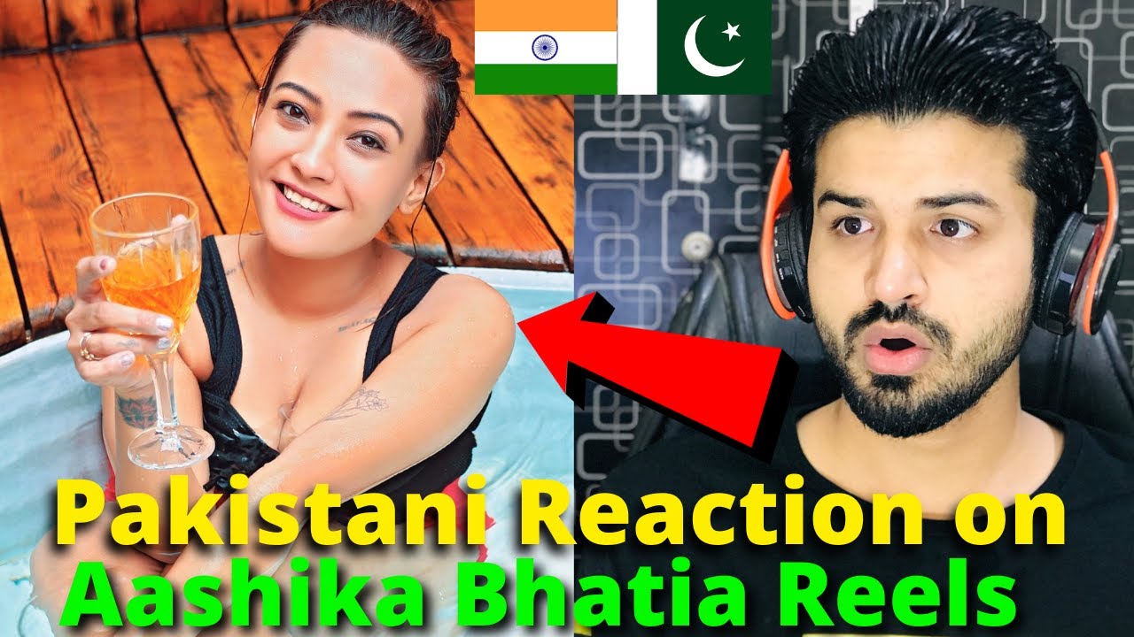 Pakistani React on Indian | Aashika Bhatia REELS VIDEOS | Indian Actress Dancer | Reaction Vlogger