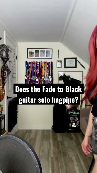 Fade to Black solo on bagpipes #guitarsolo #bagpipes #bagpiper #metallica